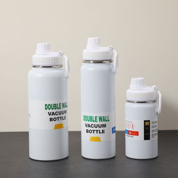Cross-border Stainless Steel Insulated Large-capacity Sports Bottle, Portable With Handle For Car Use, Outdoor Travel_desvips.com