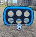 4-In-1 Portable Soccer Goal For Kids - Foldable Training Net With Detachable Frame & Carry Bag_desvips.com