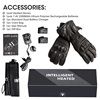 Overseas Warehouses Goat-skin Full Finger Battery Heated Gloves Unisex Adult Women Electric Motorcycle Use Cold Hands Arthritis_desvips.com