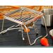 Outdoor Stainless Steel Burner Stand, Portable Folding Barbecue Rack New Model_desvips.com