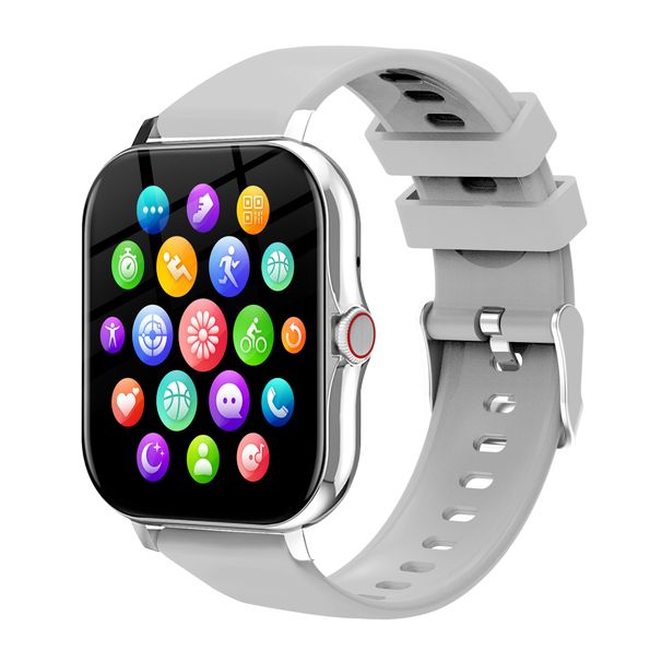 D8 Smart Watch With Bluetooth Calling, Heart Rate Monitor, Sleep Tracking & TWS Earbuds Compatibility, Touch Screen_desvips.com