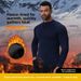 Outdoor Running Training Base Layer Thermal Underwear For Men, Fleece-Lined, Thickened, Tight-Fitting, Quick-Dry Sports_desvips.com
