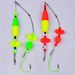 Round Hook Cigar Far Throw Float, Floating Fishing Group Luya European Fishing Group With Spiral Bell Fish Float Set_desvips.com