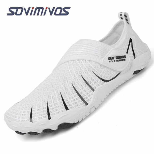 Aqua Men Slip On Upstream Quick Dry Wading Sneakers Water Hiking Beach Surfing Shoes Swimming Slippers Zapato Agua_desvips.com