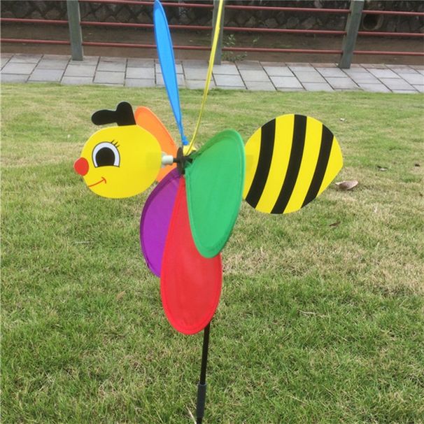 1PCS New Sell 3D Large Animal Bee Windmill Wind Spinner Whirligig Yard Garden Decor_desvips.com