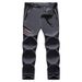 Men's Quick-Dry Nylon Hiking Pants - Lightweight, Stretchy & Breathable Outdoor Trousers For Summer Trekking, Cycling & Casual Wear_desvips.com