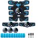 New Rechargeable Abdominal Muscle Patch Lazy Fitness Fat Burning Machine Trainer EMS Electronic Pulse Massager_desvips.com