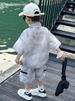 Summer Handsome Fashionable Baby Sun Protection Short Sleeve Children's Clothing_desvips.com