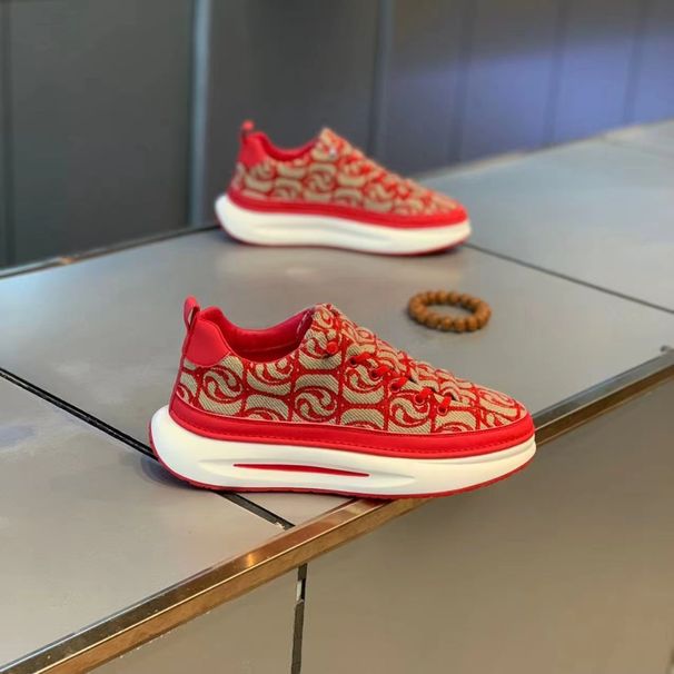 Push On Fashion Men's Shoes Spring 2024 New Breathable Cloth Surface Versatile Lightweight Casual Shoes_desvips.com