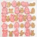 cookie Cartoon Rabbit Chick Easter Egg Baking Home Use 3D Embossed Fondant Press Mold_desvips.com