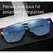 New Square Frame For Driver Driving Sunglasses Spring Temple UV Protection Glasses Men 2106_desvips.com