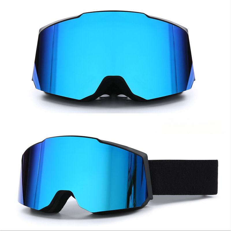 Adult Cylindrical Ski Goggles Double-Layer Anti-Fog Windproof Snow Goggles, Prescription-Friendly/HX37 HD Anti-Glare Snow Goggles_desvips.com