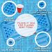Inflatable Beer Pong Table Float - Waterproof Floating Game Station With Cup Holders & Ice Cooler (Pool Party Lake Fun Adult Drinking Games)_desvips.com