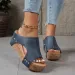 Elegant Women's Thick Heel Sandals - Open Toe, Ankle Strap, Artificial Covered Upper And Lining, Rubber Sole, Summer Set_desvips.com