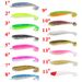 Lure Bait 12 Colors Colorful Two Color T Tail Soft Bait 1.8g/6.5cm Bait Simulation Fish Bait 10 Pieces Per Bag_desvips.com
