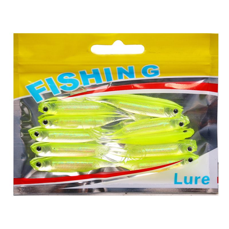 Hot Style Lure Bait Colorful Soft Bait 2.2g/7cm Freshwater Sea Fishing Simulation Fish Bait 10 Pieces Per Bag_desvips.com
