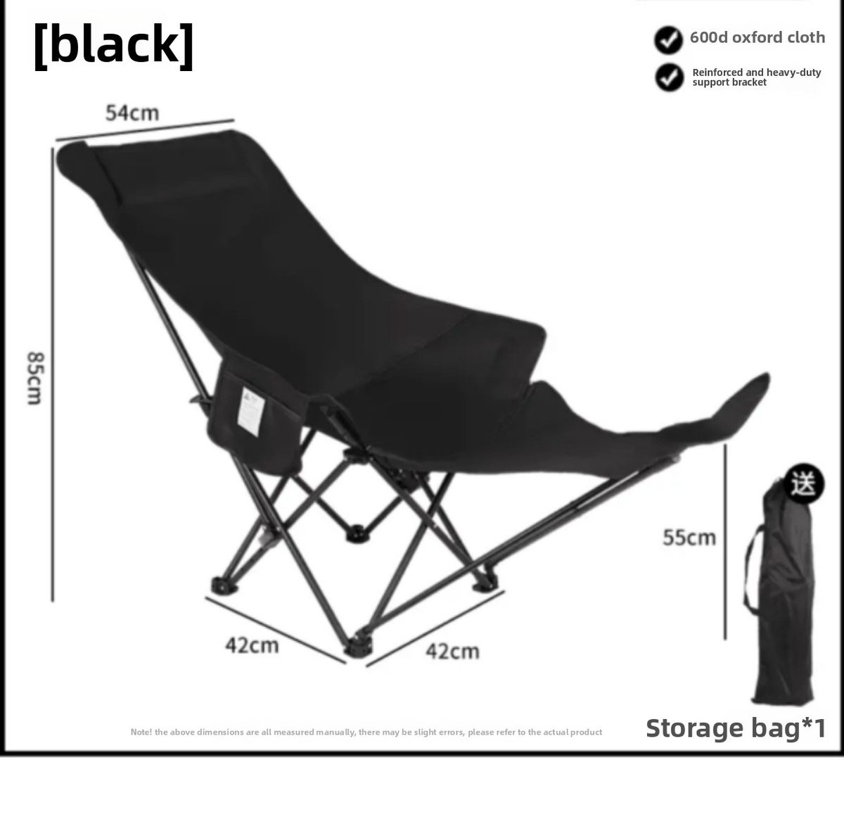 Outdoor Four-Position Adjustable Leg Rest Cotton-Filled High Back Moon Home Upgrade Thickened Camping Picnic Folding_desvips.com