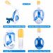 New diving mask Full dry breathing tube anti-fog insertion snorkeling mask_desvips.com