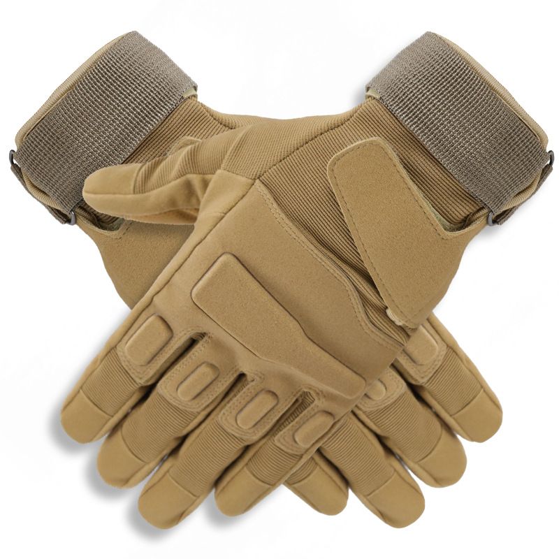 Tactical Gloves For Men - Military Fingerless Gloves, Anti-Slip & Durable Riding Gloves, Outdoor Sports Gloves (Black, Army Green, Khaki - M/L/XL)_desvips.com
