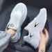 Men's Summer New Breathable Mesh Men's Sports Korean Version Versatile Small White Shoes, Thickness Running Casual Shoes_desvips.com