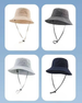 Foldable Storage Bag Quick-Dry Windproof Hiking For Men And Women Summer Outdoor Travel Sun Protection Fisherman Hat_desvips.com