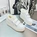 Fleece-Lined Velcro Sneakers Genuine Leather Height-Increasing Women's 8Cm Thick Sole Platform White Furry Shoes_desvips.com