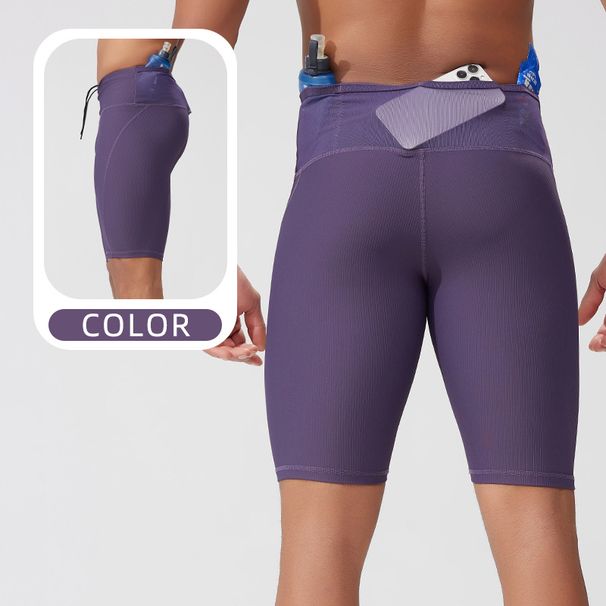 KOOSSOASIS High Waist Yoga Shorts For Women Men Summer Quick Dry High Elastic Compression Running Fitness Shorts_desvips.com