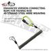WALK FISH Anti-Lost Lanyard 1.0-2.0m Telescopic Elastic Retention Ropes Safety Spring Lanyard Rope Ey Ring Chain Accessories_desvips.com