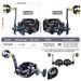 Black Lure Wide Body Water Drop Deep Line Cup Offshore Boat Fishing 12KG Long Cast Slow Jigging Iron Plate Reel_desvips.com