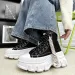 Vintage Canvas Sneakers High Top Boots Classic Man Oxford Shoes Height Increasing Chunky Fashion Casual Outdoor Designer_desvips.com