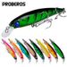 Long Casting 11cm, 13.4g Lure Fishing Minnow Plastic Hard Bionic Black Fish All-purpose Bait_desvips.com
