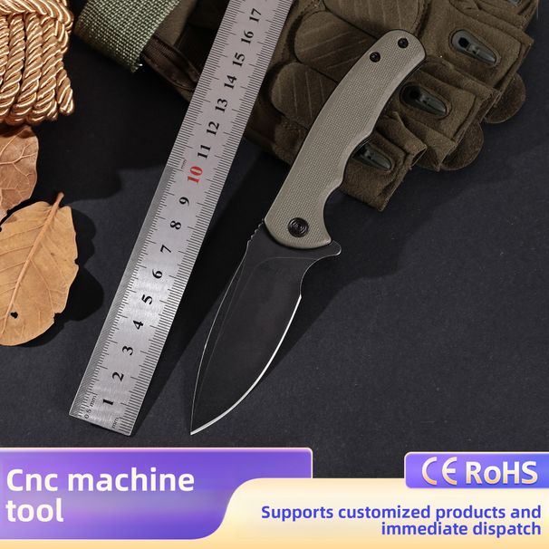 Cross-Border Hot Selling G10 Portable Tactical Pocket Outdoor Fishing Folding Knife Survival Sharp_desvips.com