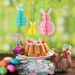 New Party Decorations, Easter Pendants, Holiday Arrangements, Honeycomb Balls, Bunny Egg Hangings, And Banners_desvips.com