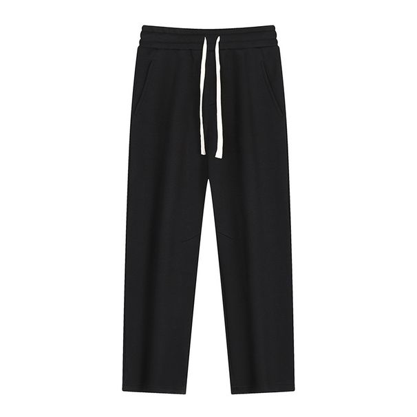 NOKO-Soft, Straight-cut, Air-inspired, Simple, Solid-color, Basic Sportswear, Drawstring, Men's Casual Sweatpants._desvips.com