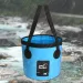 Portable Fishing Folding Convenient Travel Car Wash Bucket Outdoor Waterproof Bag_desvips.com
