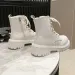 2024 Free New British Shipping Style Plush Thickened Fashionable Thick Soled Women's Boots In White And Black 35-42_desvips.com
