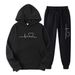 Men And Women Fleece Sweatshirt Autumn Winter Heart Pattern Hoodie Trendy Brand New Men's Set_desvips.com