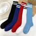 New Summer Youth Sports Sweat-Absorbing And Breathable Striped Long Socks, Football Socks Directly Supplied By_desvips.com