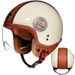 New 3C certified retro helmet with endoscope for all seasons, unisex, three quarter motorcycle and electric vehicle riding helmet_desvips.com