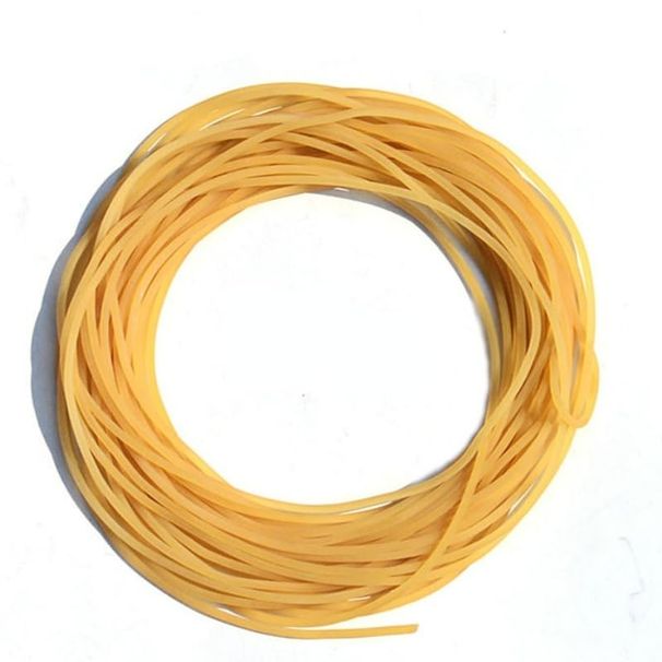 Diameter 2mm Solid Elastic Rubber Fishing Line, Rubber Rope For Tied Reinforcement Group Solid Fishing Gear_desvips.com