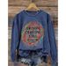 Women's Clothing round neck printed sweatshirts spring and autumn hot selling casual all match long sleeved men's and women's tops_desvips.com