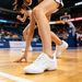 Women's White Cheerleading Shoes, Professional Breathable Dance Sneakers For Girls, Lightweight Aerobics Training_desvips.com