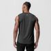 Summer New Men's Fitness Vest, Quick-Dry Sleeveless T-Shirt, American-Style Loose Fit, Large Size, Wide Shoulder Letter_desvips.com