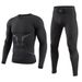 NOKO-Autumn/Winter Outdoor Sports Thermal Underwear Set, Men's Autumn/Winter Quick-Drying Seamless Underwear, Long Johns_desvips.com