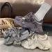 Womens Chunky Sneakers Spring Breathable Mesh Platform Sports Woman Fashion Lace Up Thick Sole Casual Shoes Mujer 240618_desvips.com