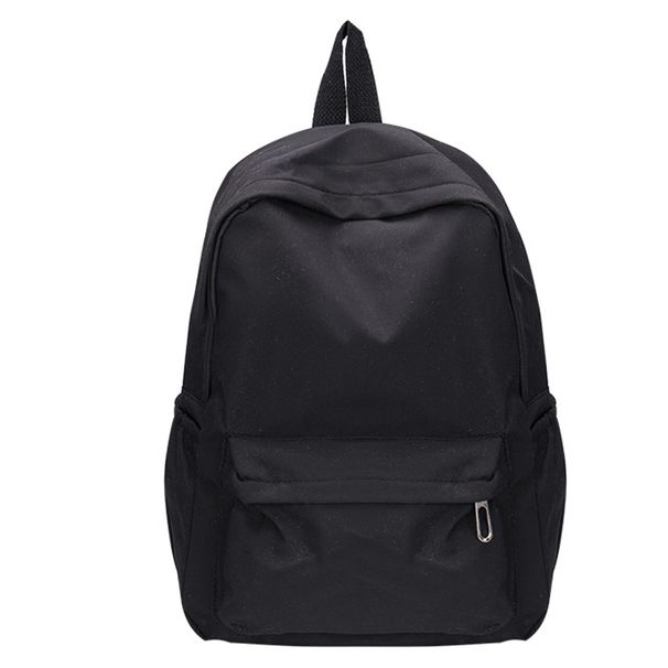Fashion Women Large Capacity Travel Handbags Preppy Style Solid Color Zipper School Backpack Students Nylon Knapsacks_desvips.com