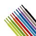 Semi-circle oval 6mm polyester colored shoelaces_desvips.com