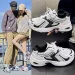luxury Fashion Shoes 2026 Summer New Men's/Women's Retro Chunky Dad Platform Height Increase Casual Running Sneakers_desvips.com
