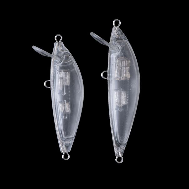 Chan’sHuang 10PCS Unpainted Lures 6.8g/9g Sinking Minnow Wire Goes Through Body DIY Handmade Blank Fishing Bait_desvips.com