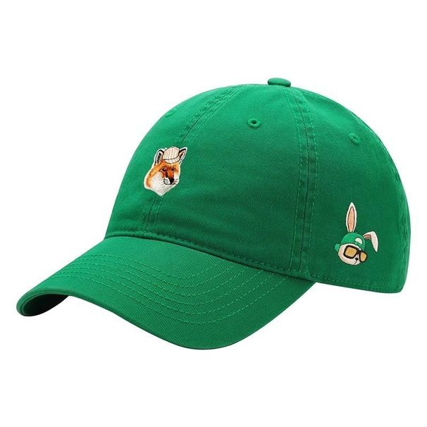 Maison Hysan Little Fox Embroidered Baseball Outdoor Sports Fashion Versatile Duckbill Cap Unisex Hat_desvips.com